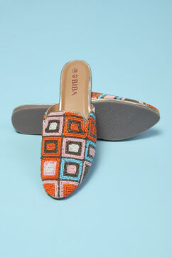 Multicolor Pu Mules image number 3