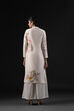 Rohit Bal Ivory Cotton Silk Straight Printed Suit Set image number 4