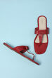 Red Pu Slip-Ons image number 4