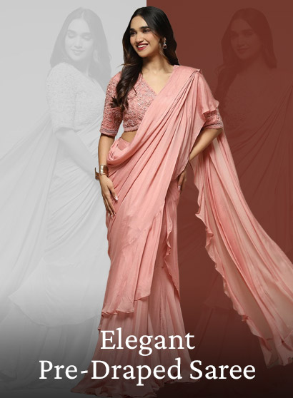 Elegant Pre-Draped Saree