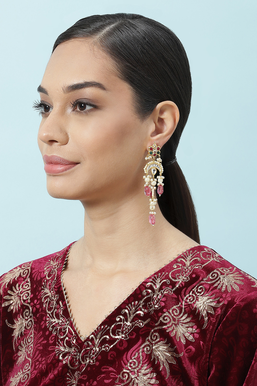 Pink Earrings image number 3