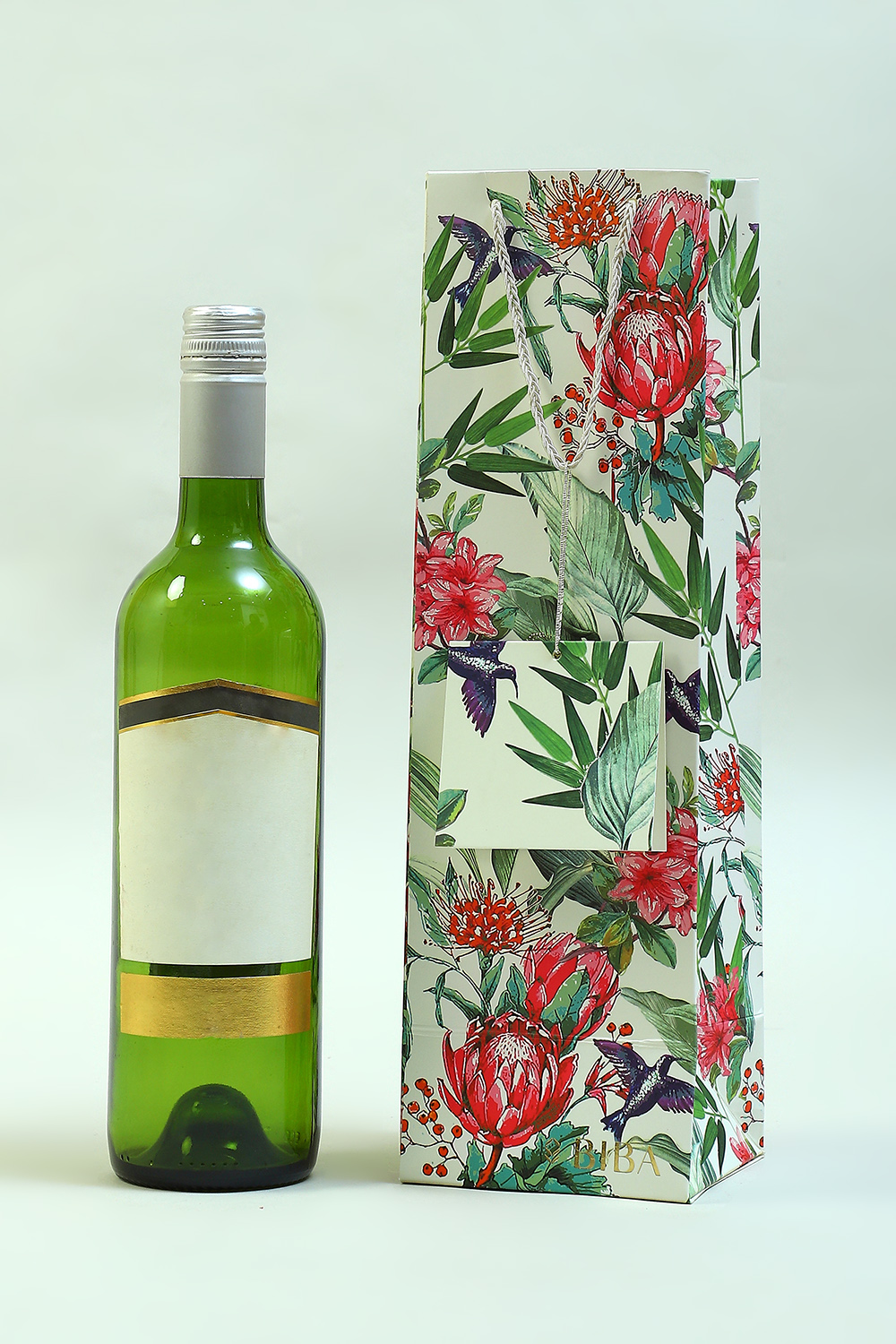 Multicolour Wine Gift Bag image number 3