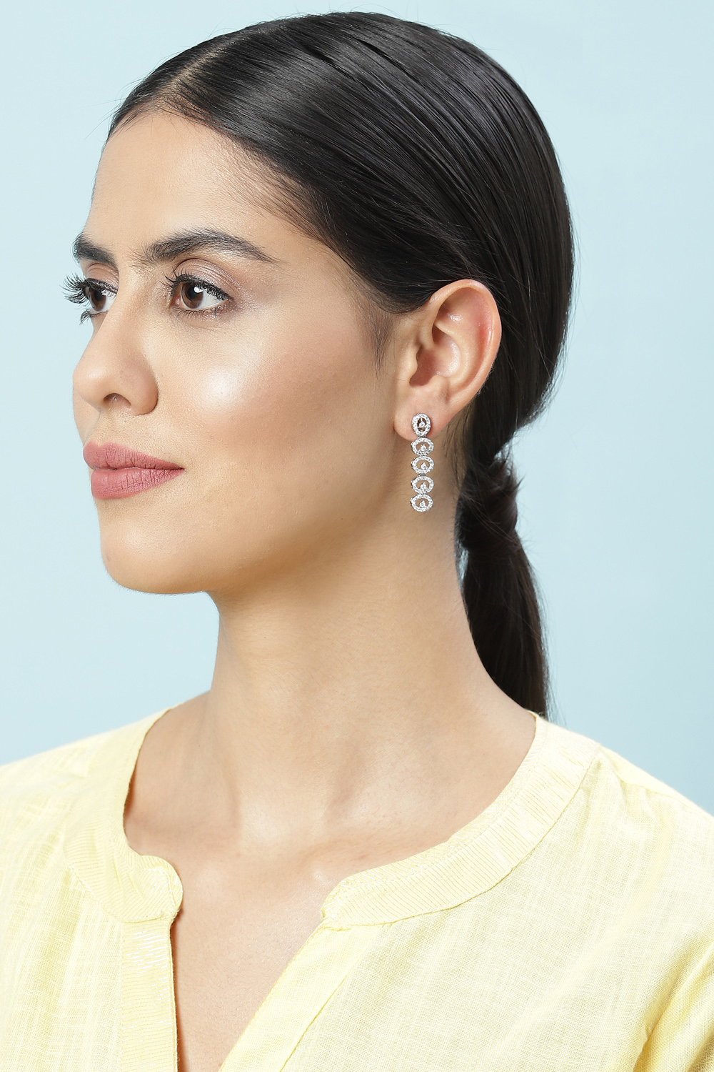 White Earrings image number 3