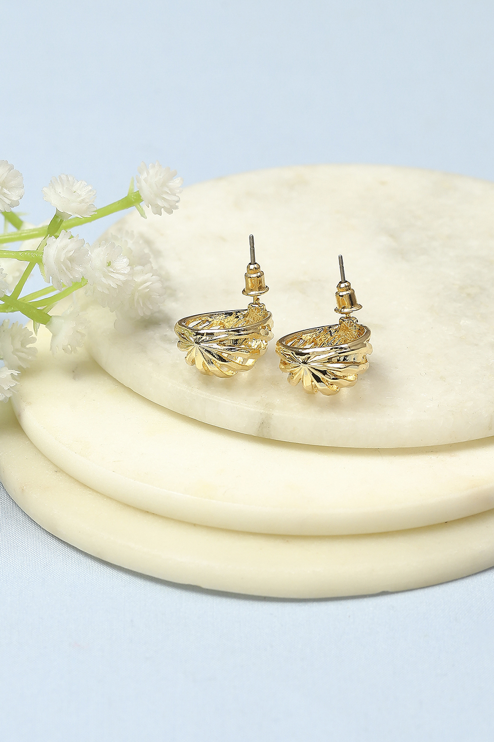 Gold Western Contemporary Studs image number 2