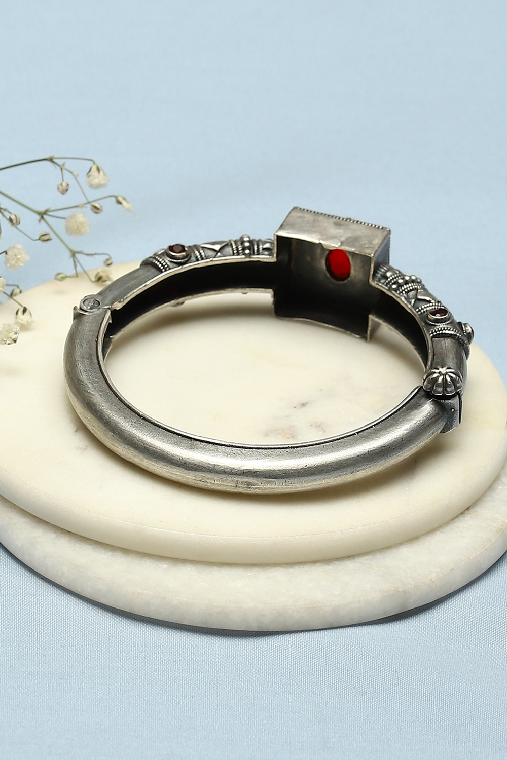 Oxidised-Red Brass Bangles image number 2