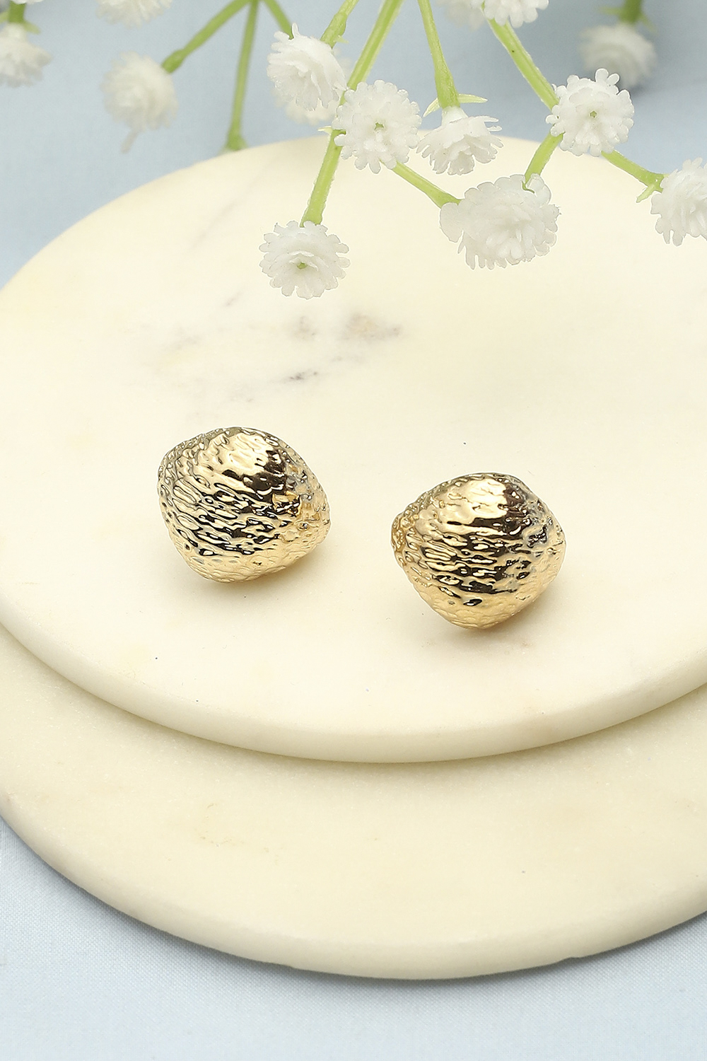 Gold-Toned Contemporary Everyday Studs image number 0