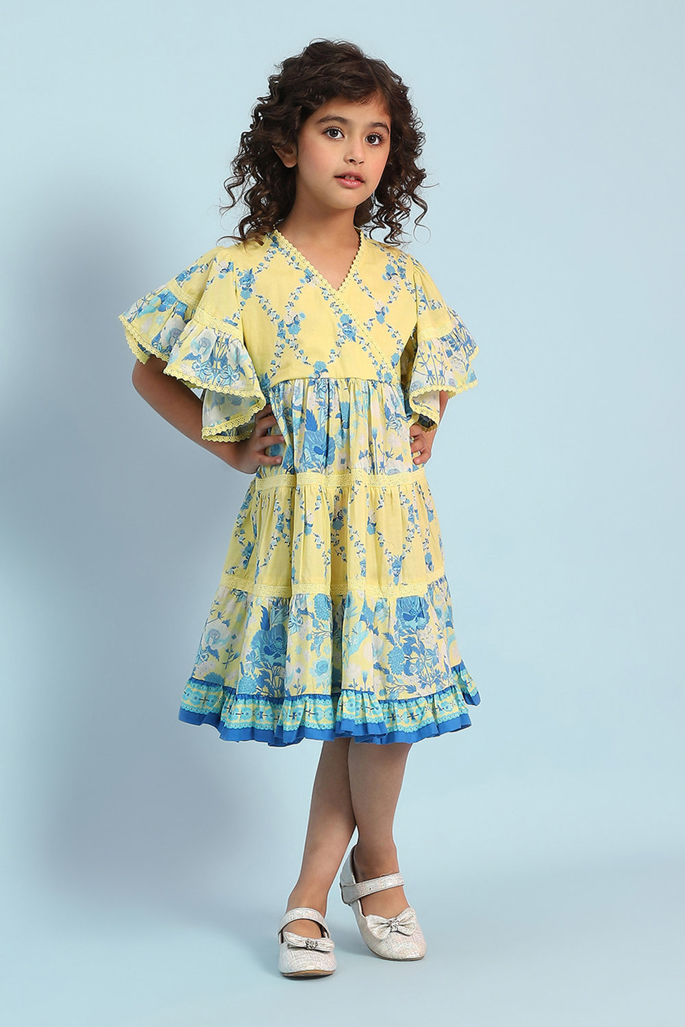 Yellow Cotton Dress image number 5