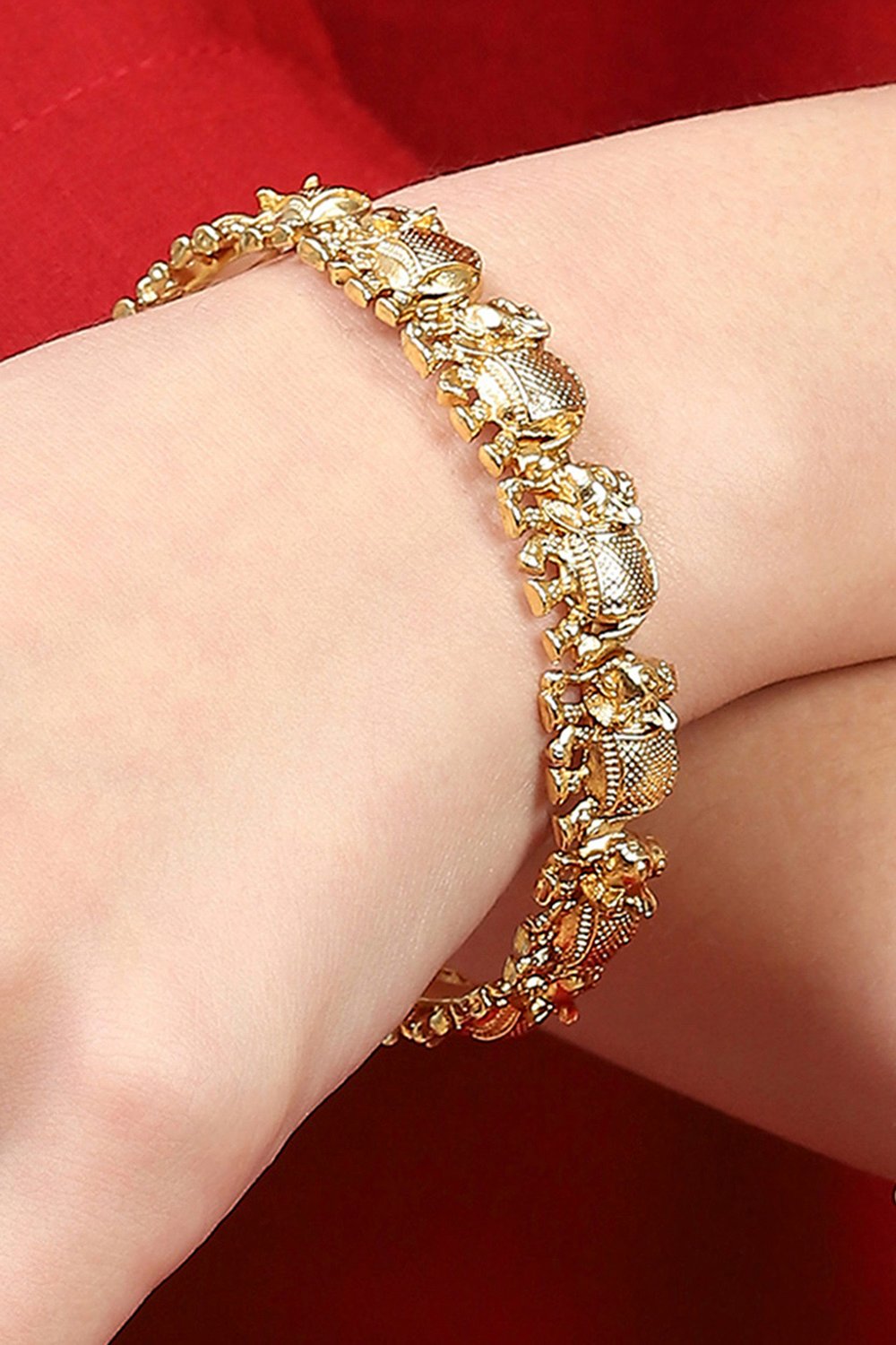 Gold Festive Kade Festive Bangle image number 2