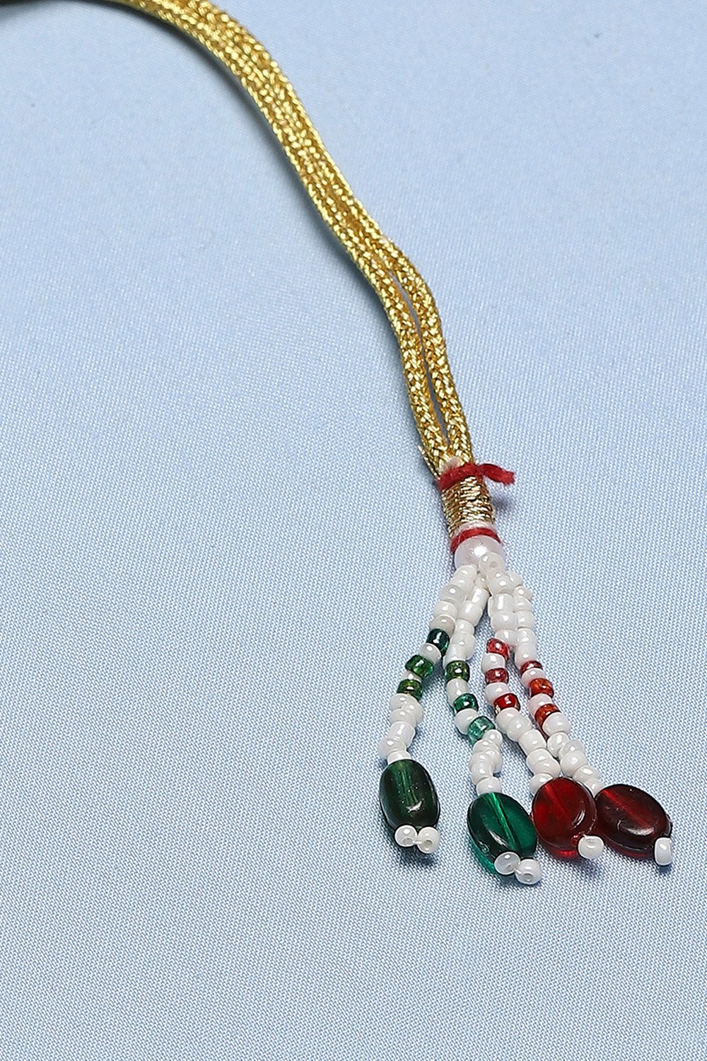 Red Brass Necklace Set image number 5