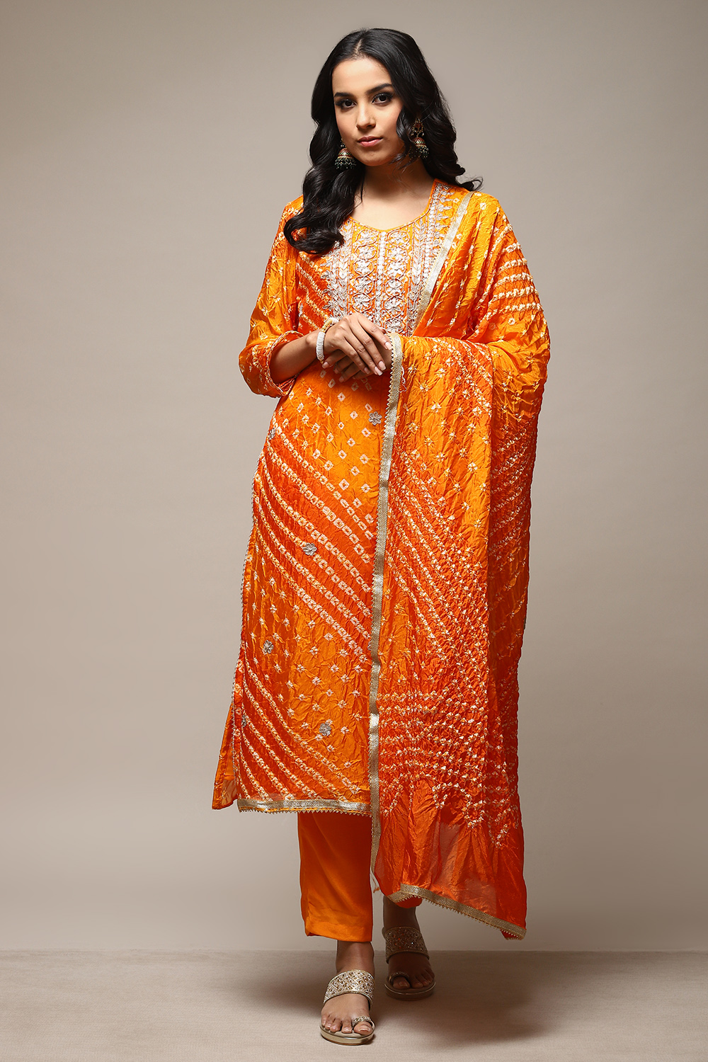 Buy Yellow Silk Blend Dyeing Unstitched Suit Set for N/A0.0