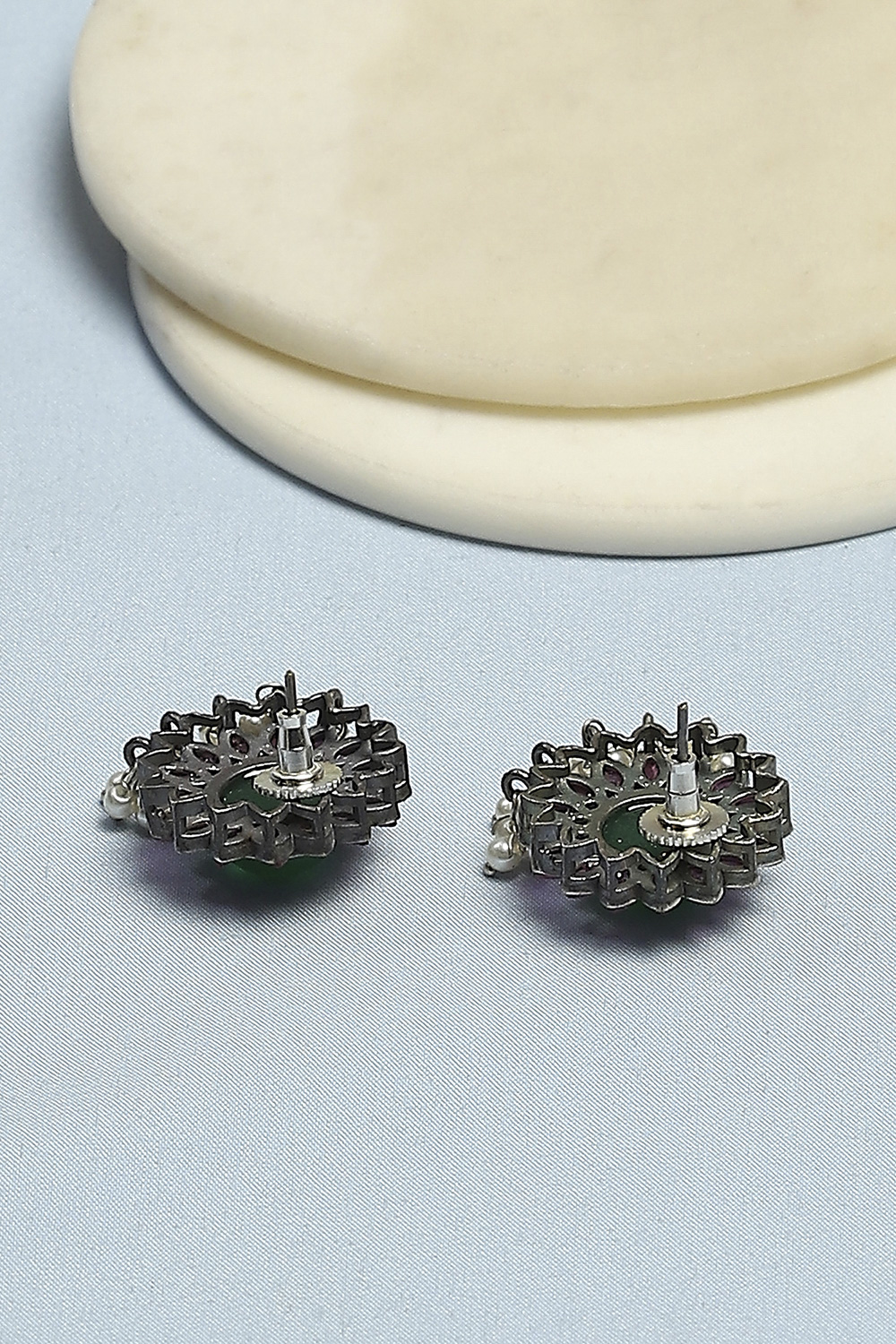 Green Pink Brass Studs image number 2