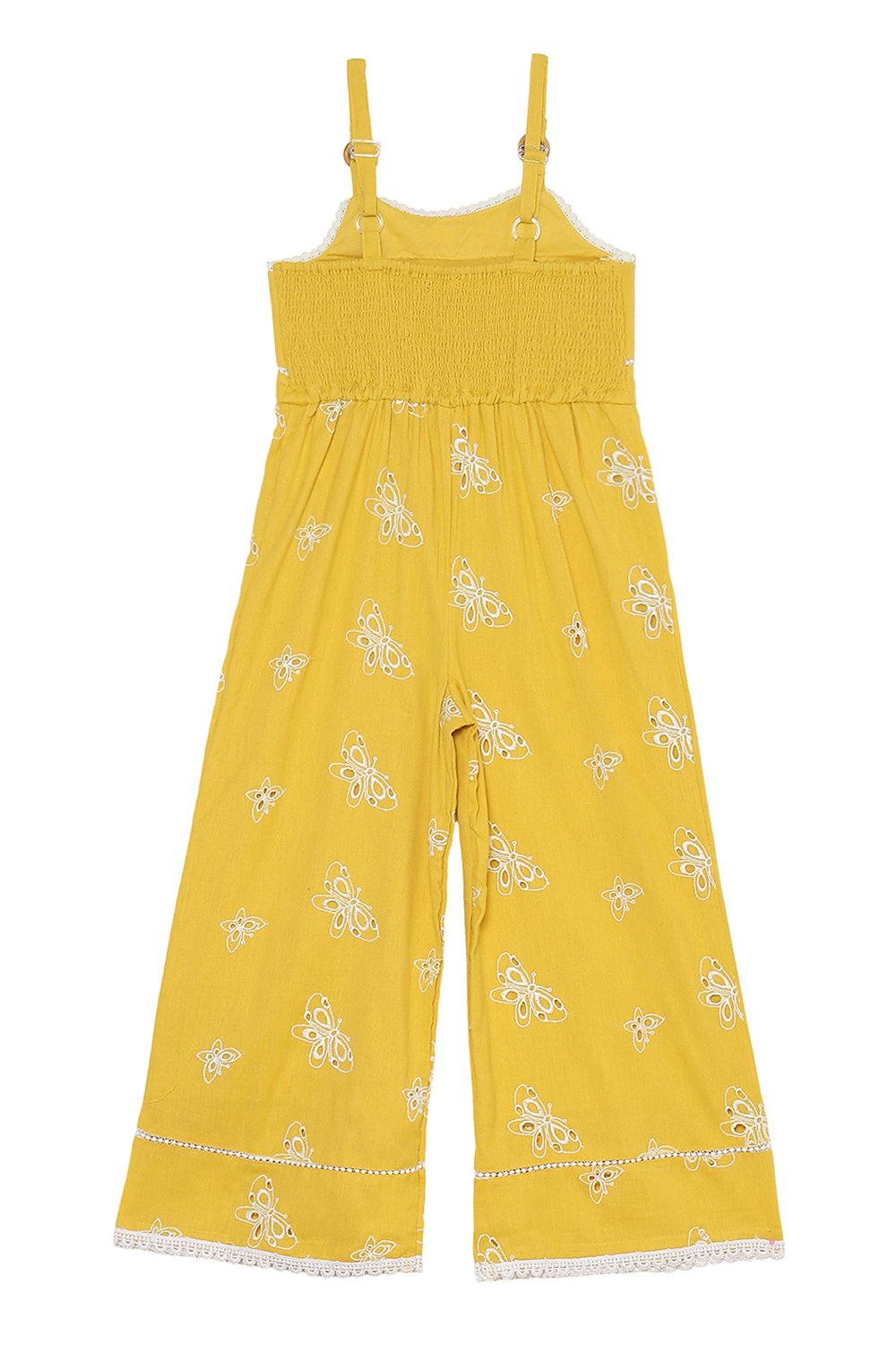 Yellow Cotton Jumpsuit image number 2