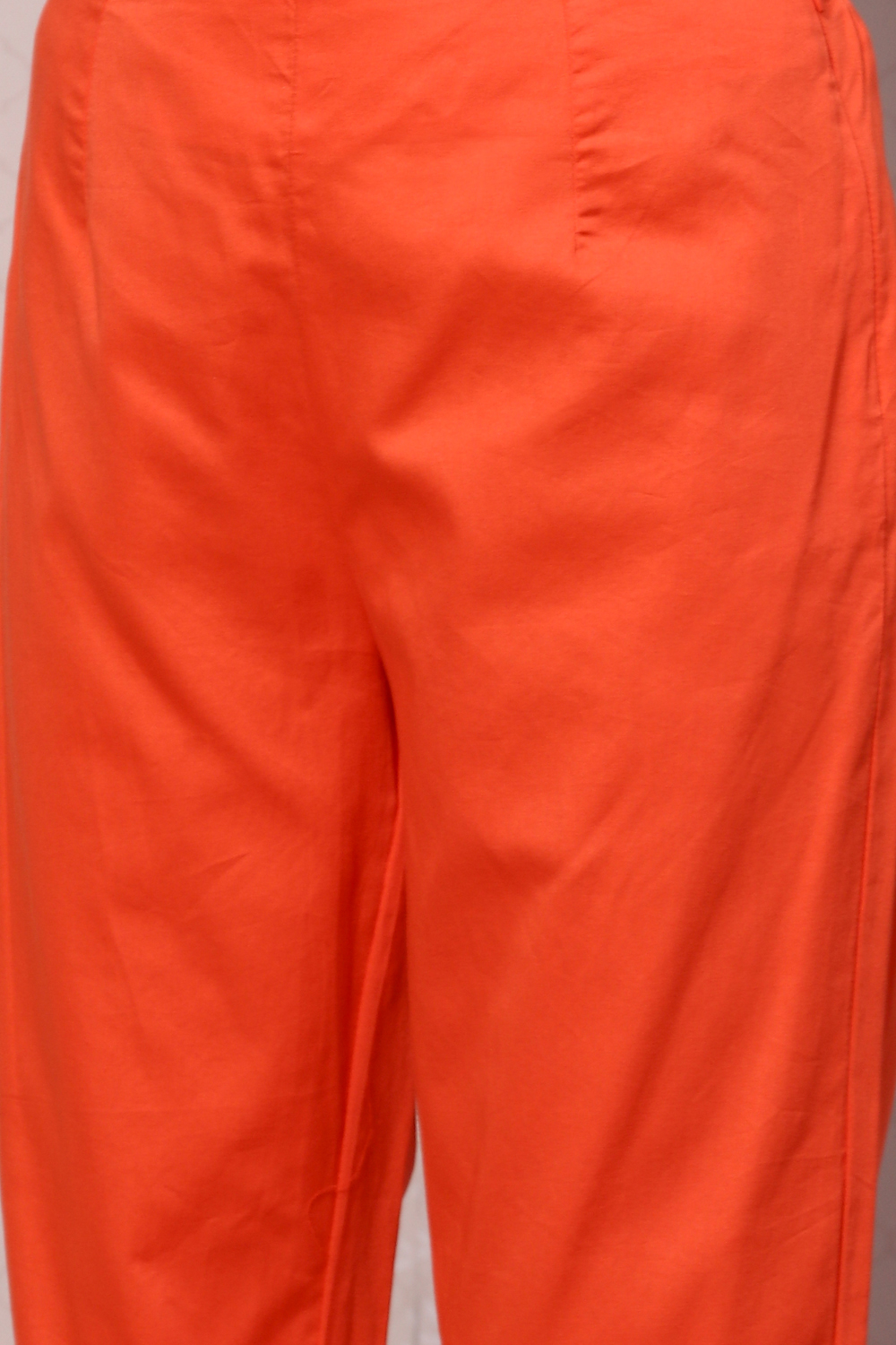 Coral Cotton Straight Kurta Slim Pant Suit Set image number 2