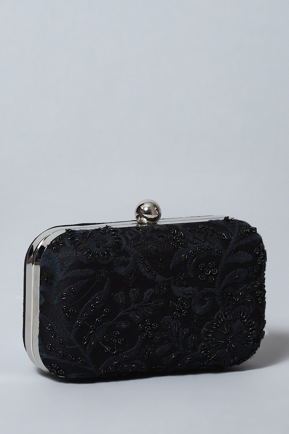 Black Silk Clutch image number 5