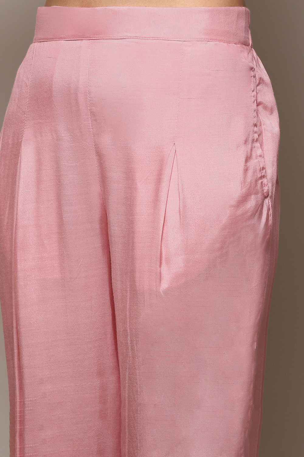 Pink Modal Digital Print Unstitched Suit Set image number 3