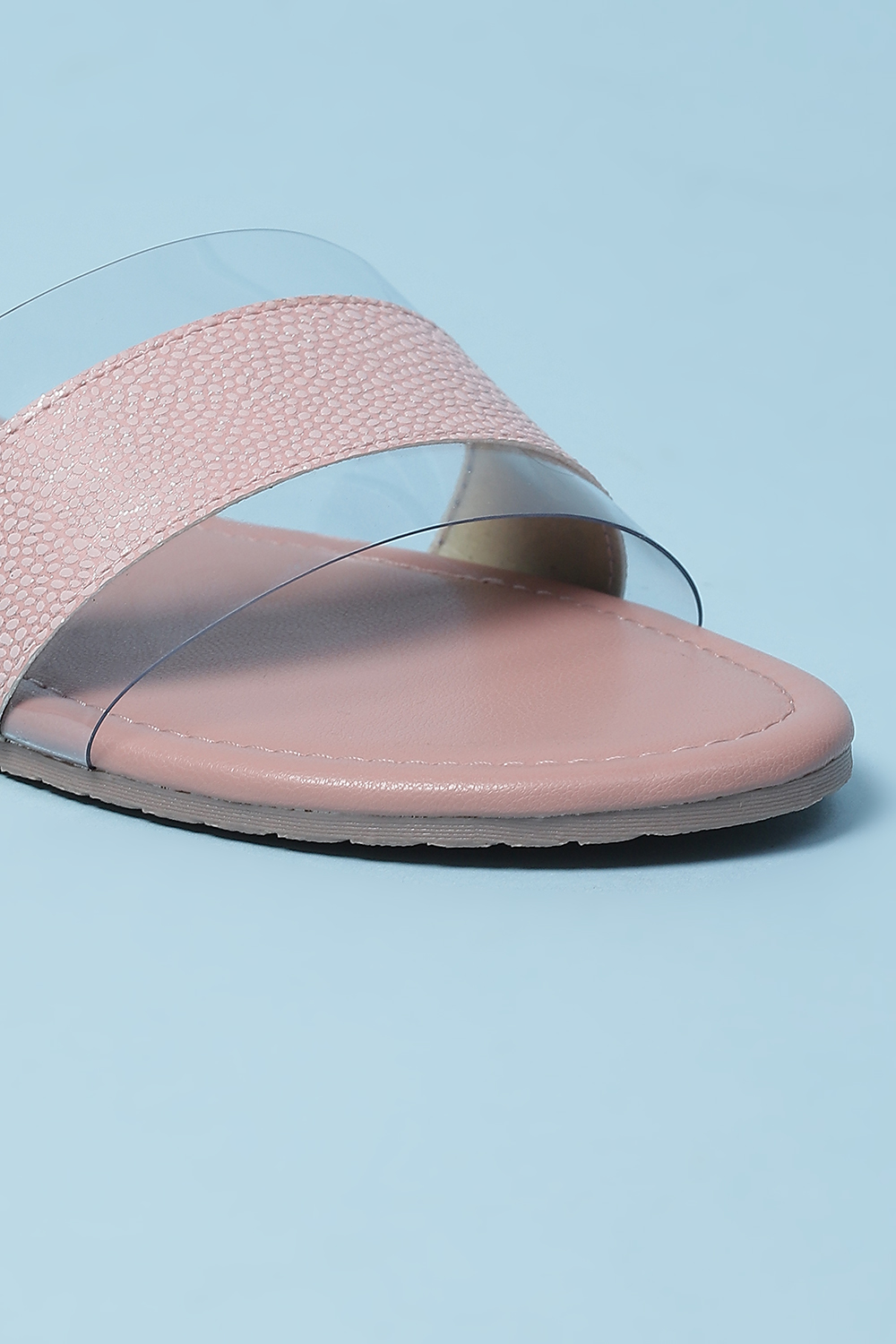 Pink Pu Slip-Ons image number 1