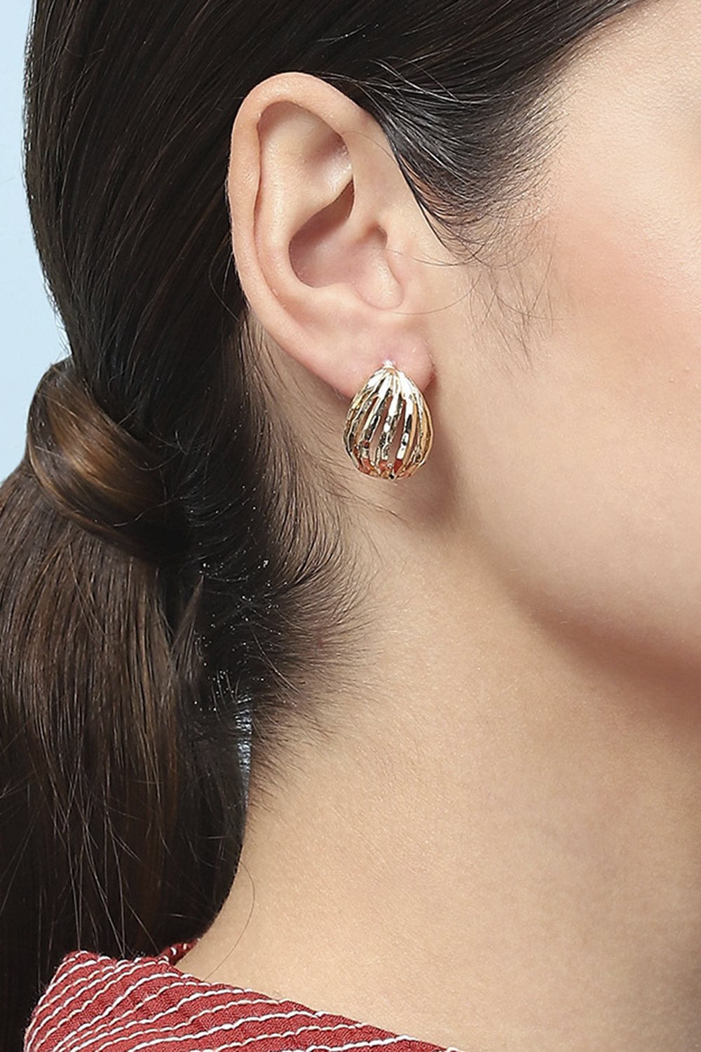 Gold Western Contemporary Studs image number 3