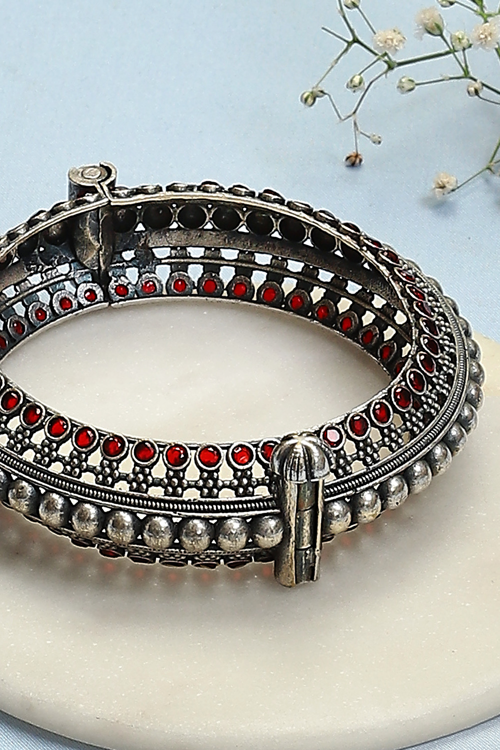 Red Brass Bangles image number 2