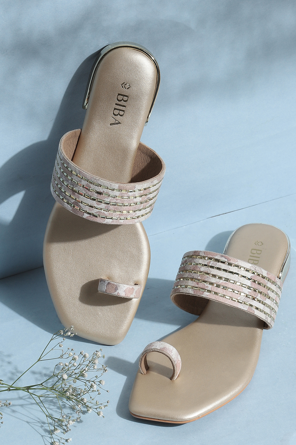 Embellished open clearance toe sandals