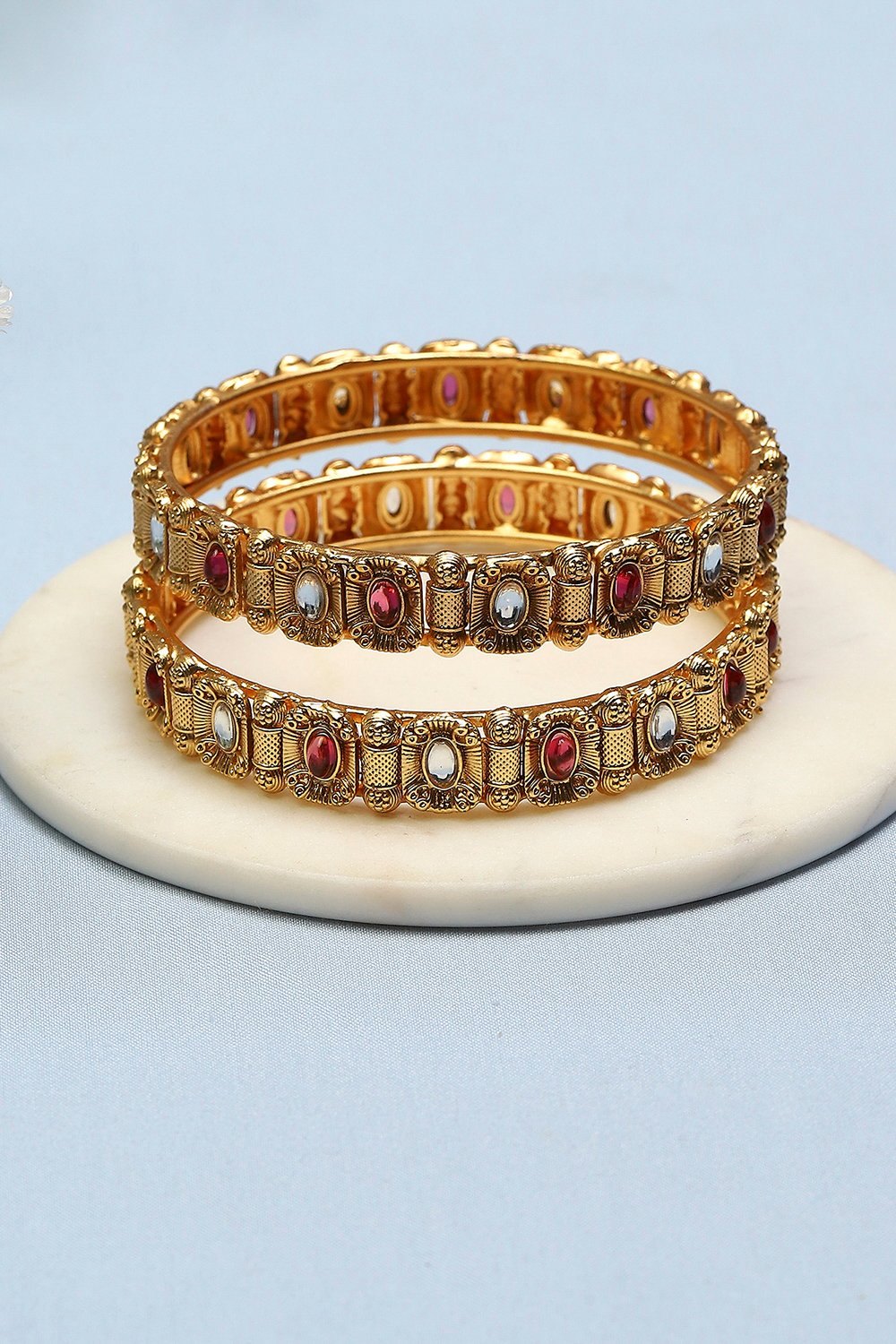 Gold Festive Kade Festive Bangle image number 2