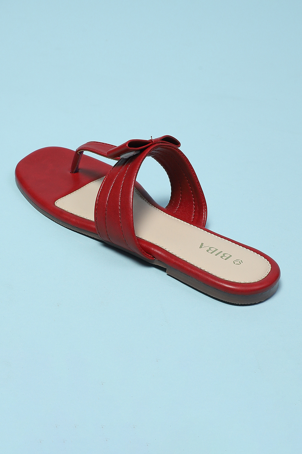 Red Pu Slip-Ons image number 5