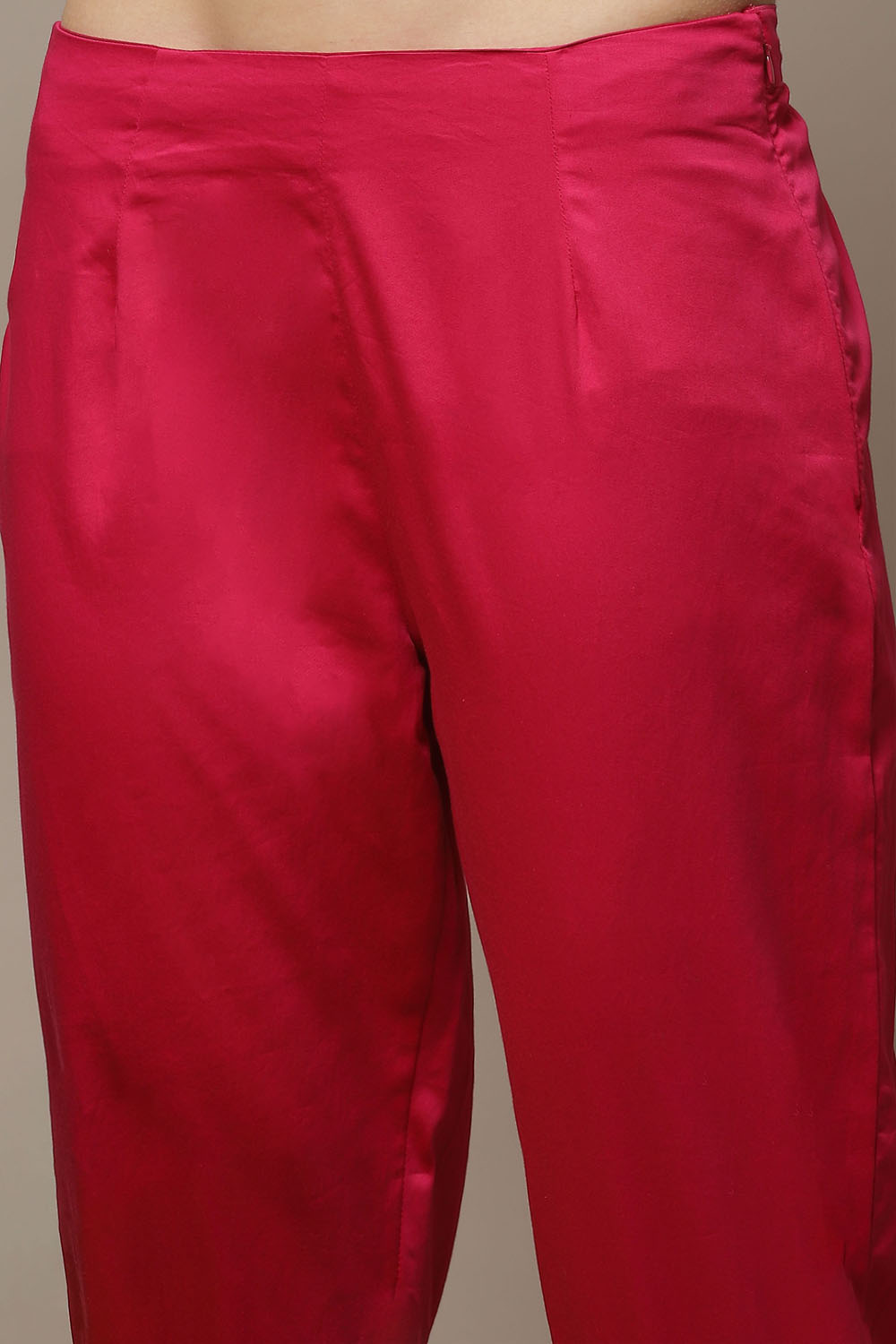 Aqua Cotton Straight Kurta Pants Suit Set image number 7