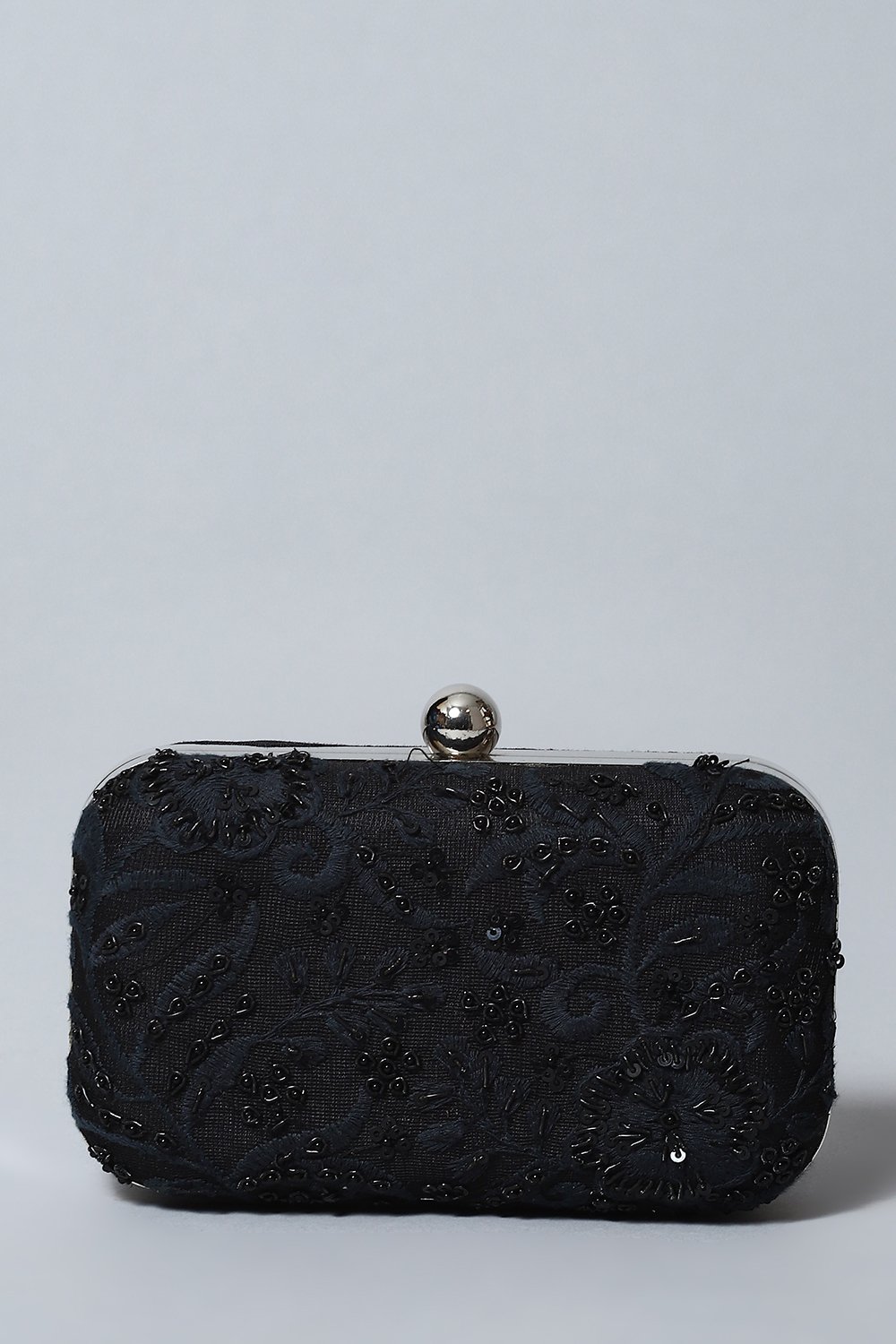 Black Silk Clutch image number 1