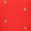 Red Foil Printed Gathered A-Line Kurta image number 7