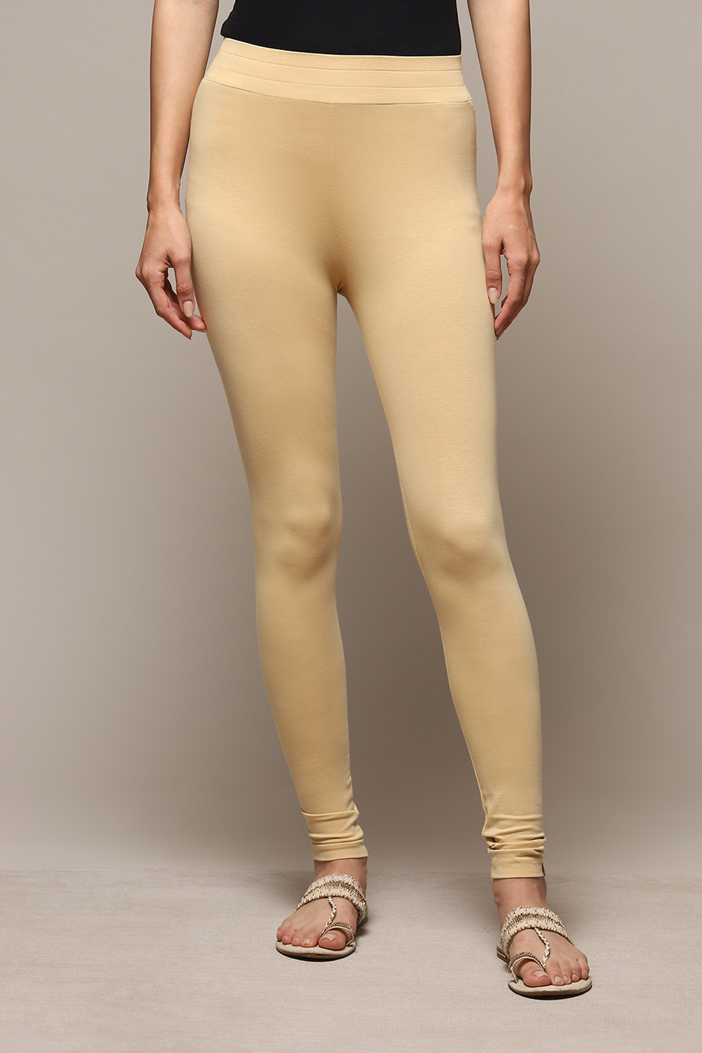 Skin Color (Beige) Mid Waist Ladies Beige Cotton Legging, Casual Wear, Slim  Fit at Rs 399 in Coimbatore