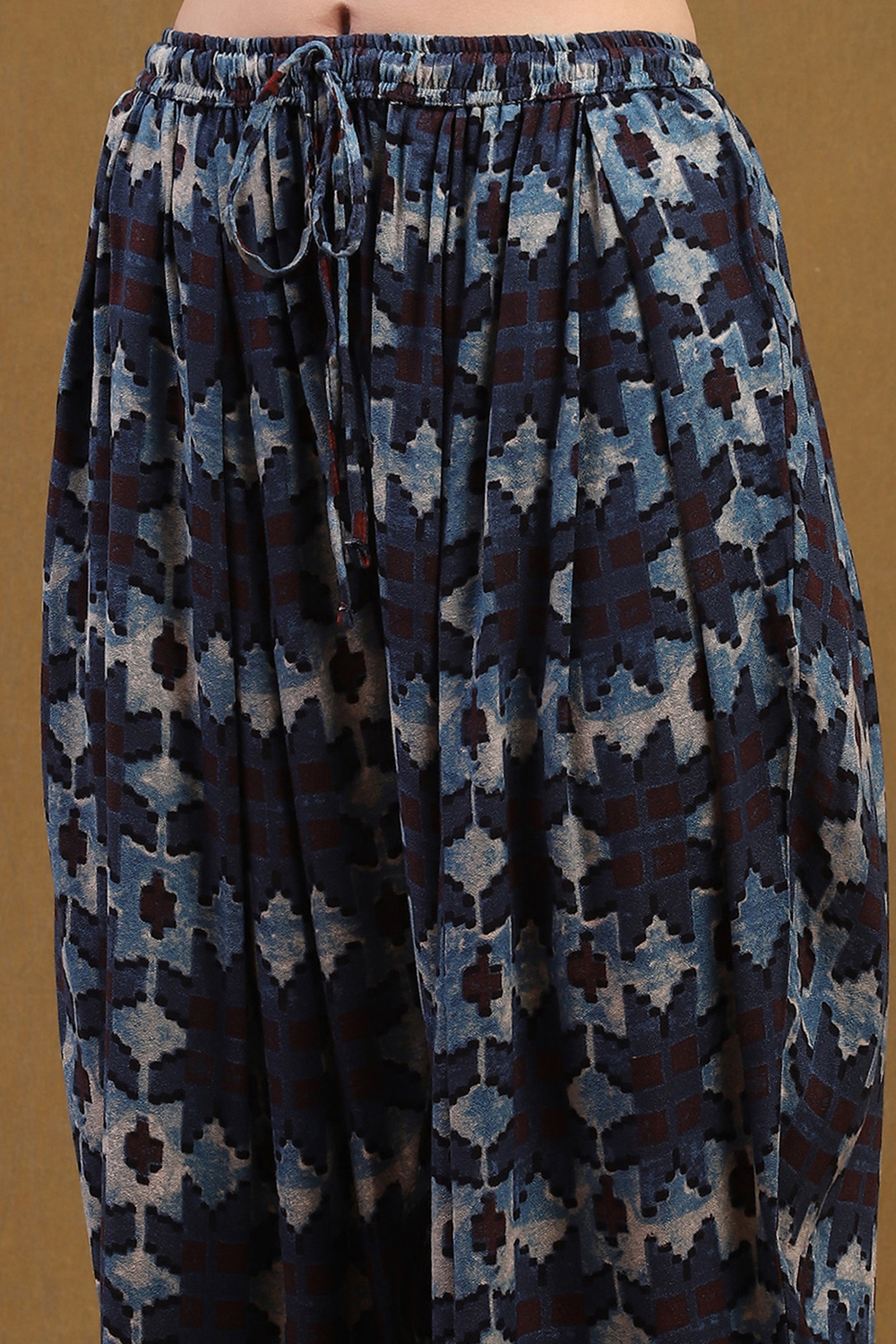 Indigo Rayon Straight Set image number 2