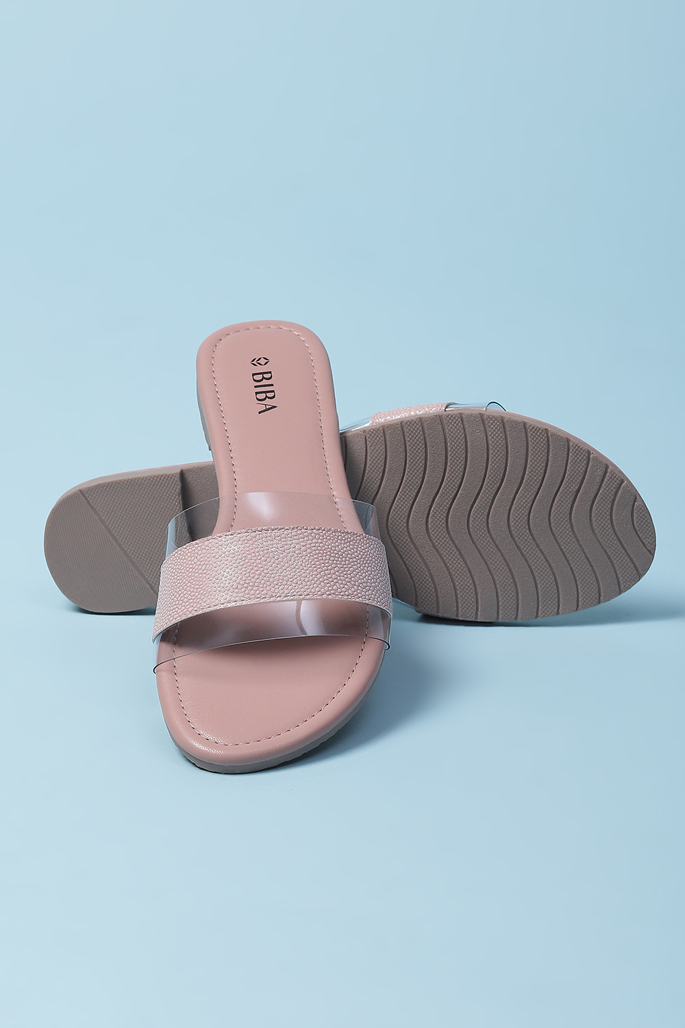 Pink Pu Slip-Ons image number 3