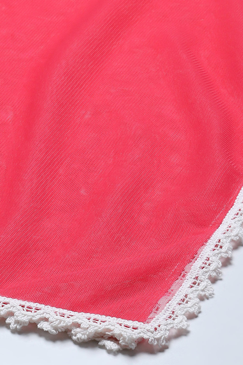 Pink Polyester Straight Printed Kurta Churidar Suit Set image number 3