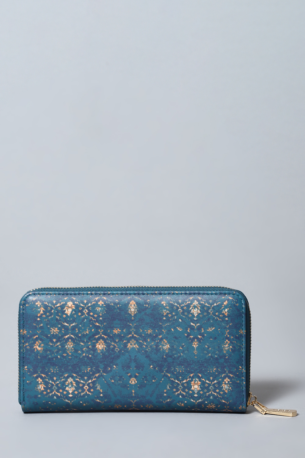 Blue Pu Leather Wallet image number 3