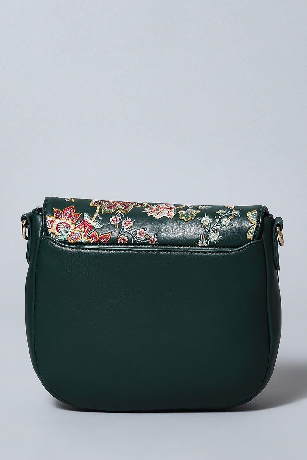 Green Pu Leather Crossbody image number 3