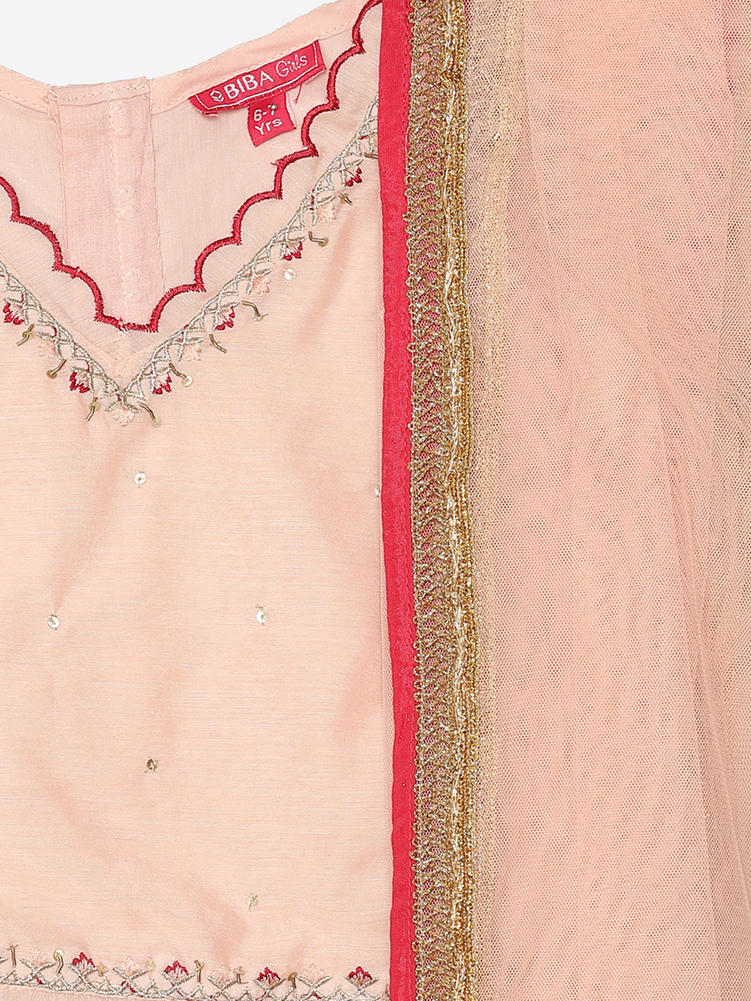 Pastel Pink Art Silk Lehenga Set image number 1